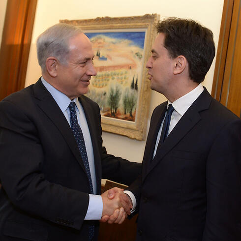 Miliband meeting with Prime Minister Netanyahu (Photo: GPO) (צילום: חיים צח, לע"מ) Miliband meeting with Prime Minister Netanyahu (Photo: GPO)
