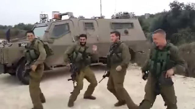IDF troops dancing to 'Golden Boy' nullnull IDF troops dancing to 'Golden Boy'