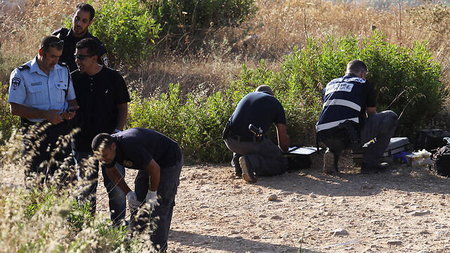 Crime scene investagation (Photo:AFP) (צילום: AFP) Crime scene investagation (Photo:AFP)