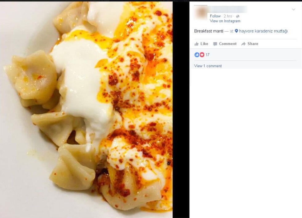 Tour group guide Dudu Califa posts photos of breakfast on day of the attack.nullnull Tour group guide Dudu Califa posts photos of breakfast on day of the attack.