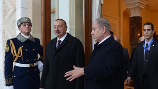 Azerbaijani President Ilham Aliyev and Prime Minister Benjamin Netanyahu, 2016 