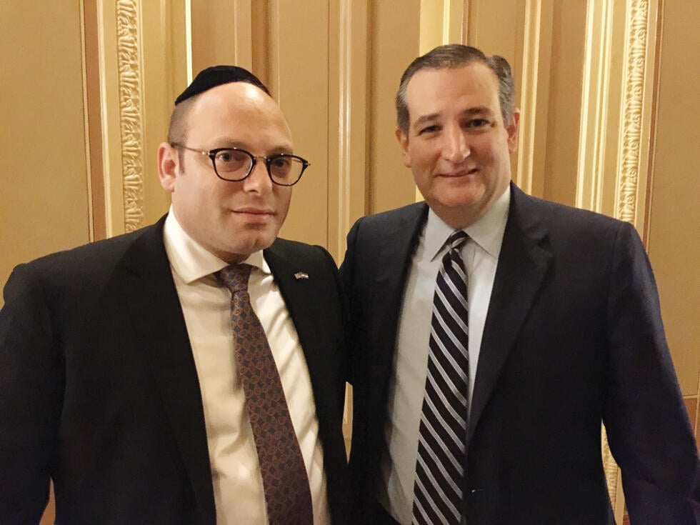 Duvi Honig and Texas Senator Ted Cruz Duvi Honig and Texas Senator Ted Cruz