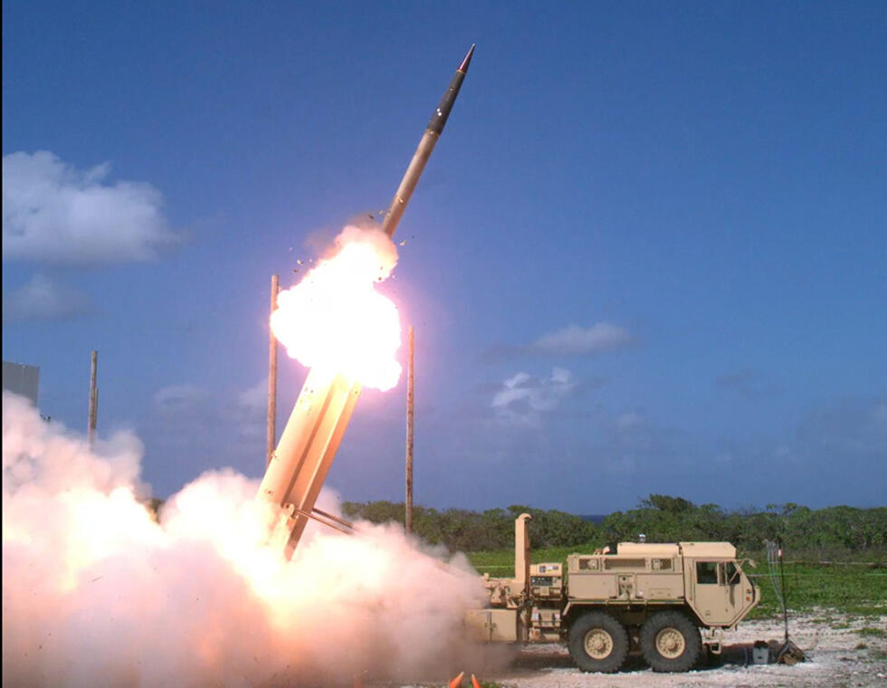 שיגור טיל ממערכת ה-THAAD שיגור טיל ממערכת ה-THAAD