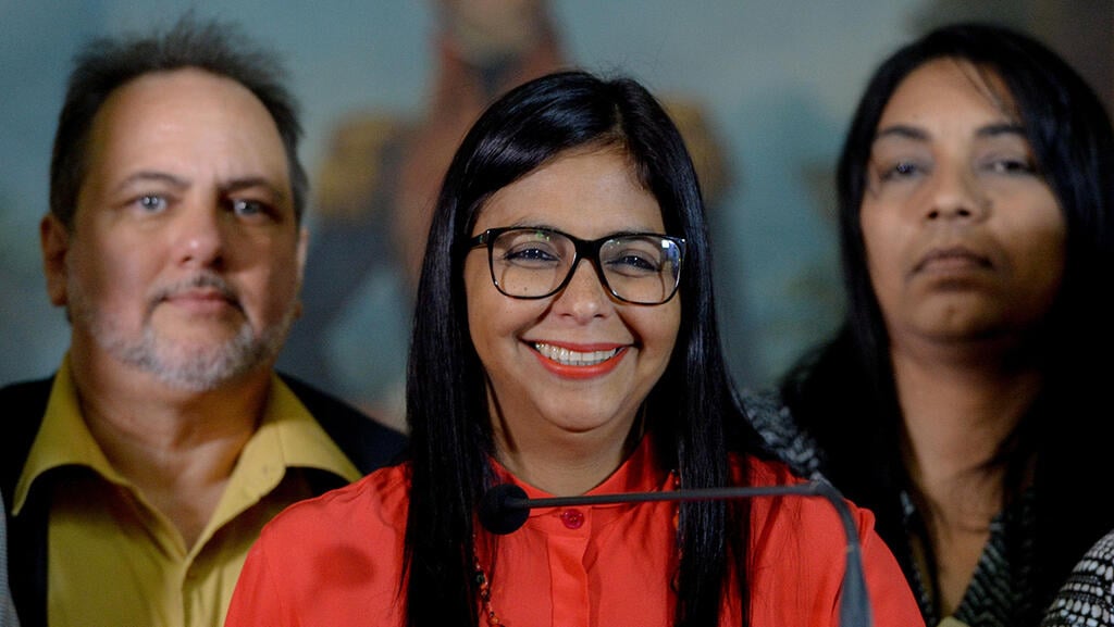Acting president Delcy Rodríguez (Photo: AFP) Acting president Delcy Rodríguez