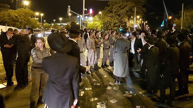 Haredi protest in Jerusalemnullnull Haredi protest in Jerusalem