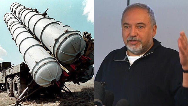 Russian-made S-300 missiles; Defense Minister Lieberman (צילום: EPA, שמיר אלבז) Russian-made S-300 missiles; Defense Minister Lieberman