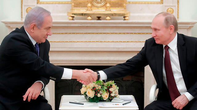 PM Netanyahu and Russia's Putin 