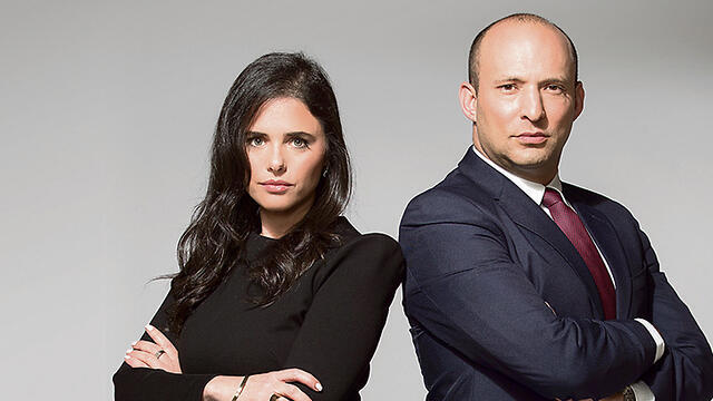 Ayelet Shaked and Naftali Bennet (Photo: Rami Zarnegar) (צילום: רמי זרנגר) Ayelet Shaked and Naftali Bennet (Photo: Rami Zarnegar)