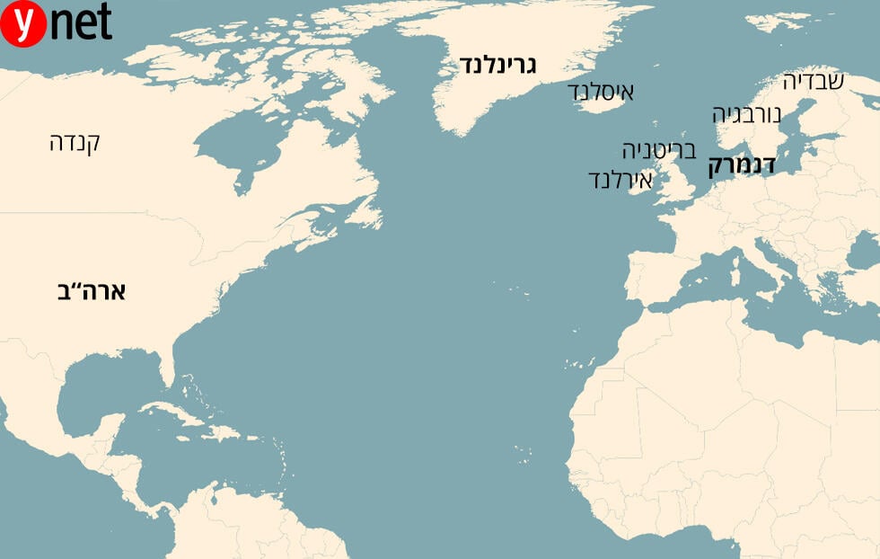 מפה גרינלנד
