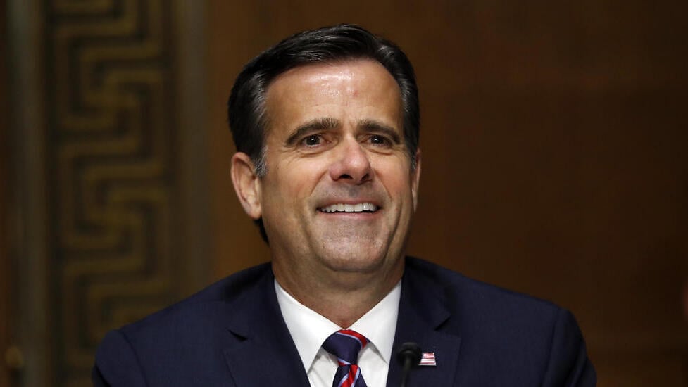 CIA Director John Ratcliffe (Photo: AP) ג'ון רטקליף, ראש המודיעין הלאומי של ארצות הברית