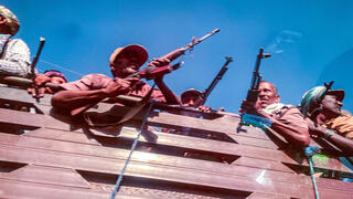 מיליציית אמהרה שמסייעת לצבא אתיופיה בקרבות במחוז תיגראי