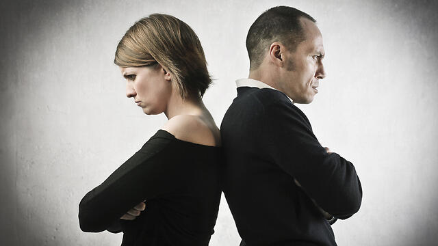אילוסטרציה (צילום: shutterstock) גירושים גירושין ריב פרידה סכסוך