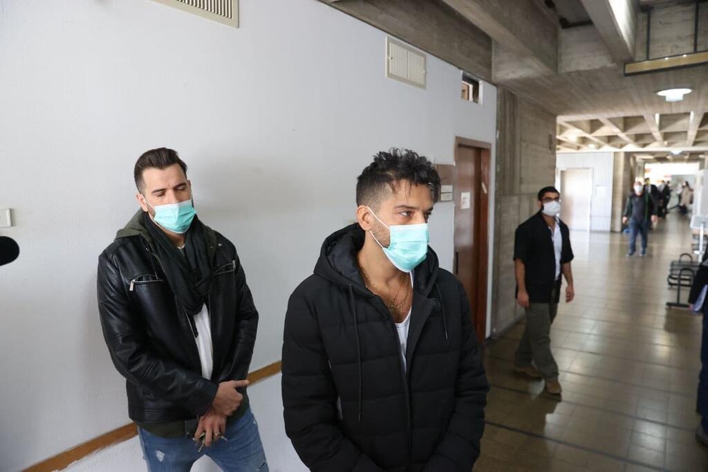 אלימלך וטום קשתי בבית המשפט (צילום: מוטי קמחי) אלימלך וטום קשתי בבית המשפט