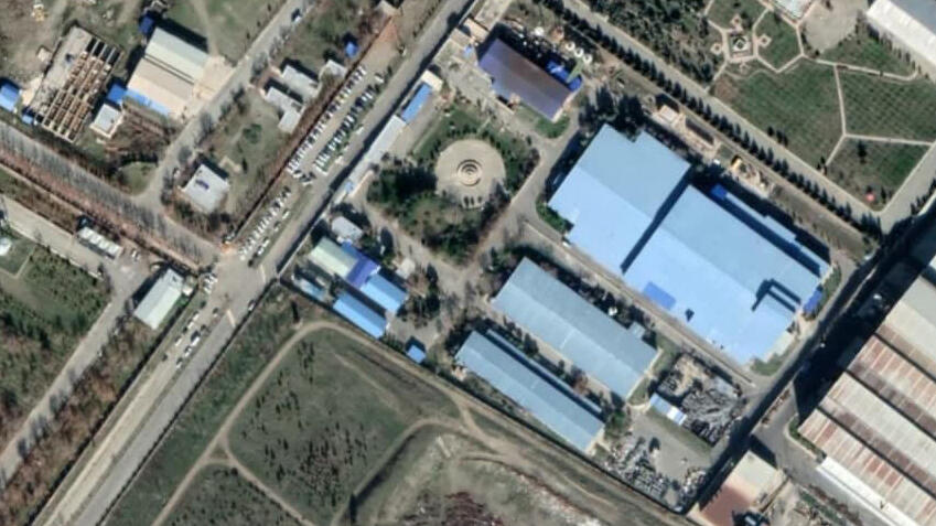 המפעל הגרעיני בכראג' (צילום: google maps) המפעל הגרעיני בכראג'