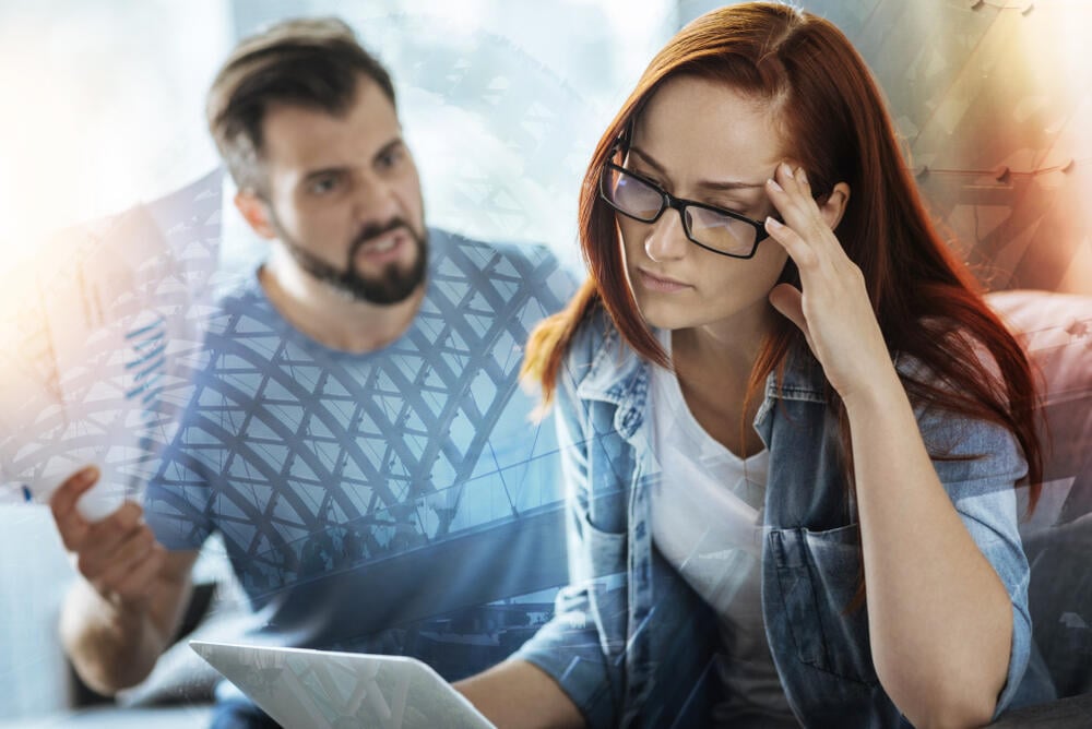"אבל למה את עושה דרמה מכל דבר?" (צילום: Shutterstock) ריב זוגי