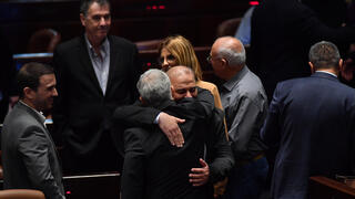 מנסור עבאס ויאיר לפיד מנסור עבאס ויאיר לפיד