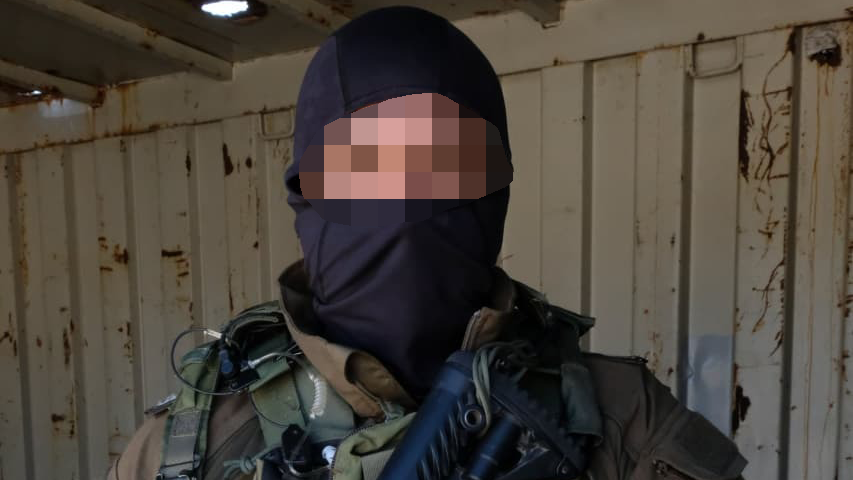 Mista'arvim commander Chief Superintendent "D." (Photo: Shaul Golan) חיילי יחידת המסתערבים בצה"ל