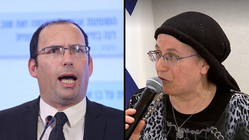 Simcha Rothman and Orit Strock (Photo: GPO) אורית סטרוק, שמחה רוטמן