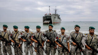 תרגיל צבאי של צבא איראן בעומאן