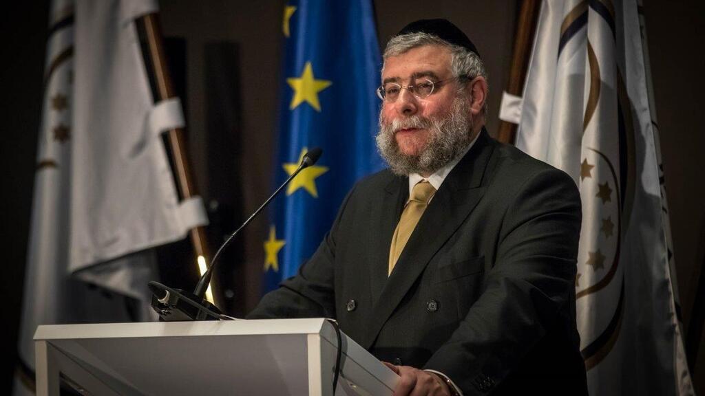 Chief Rabbi Pinchas Goldschmidt (Photo: Eli Etkin) פנחס גולדשמידט הוכרז כסוכן זר