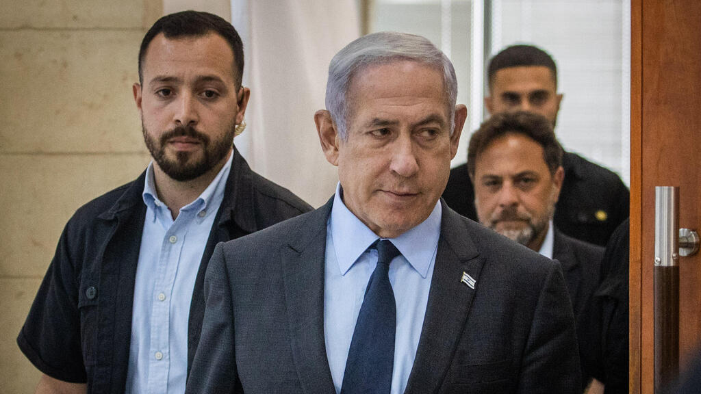 נתניהו בבית המשפט (צילום: אורן בן חקון) עדות מילצ'ן מעיד במשפט נתניהו
