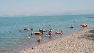 חוף חלוקים, כינרת