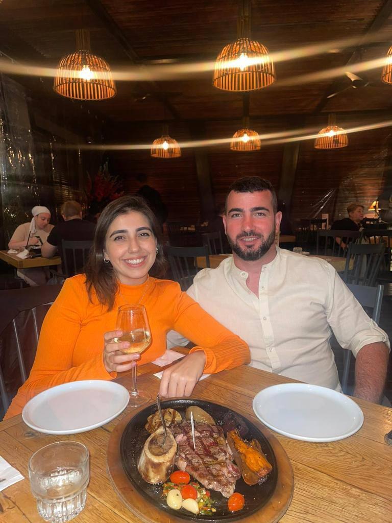 Photo: Courtesy of the family ניב רביב וניראל זיני, זוג מכפר עזה, נרצחו