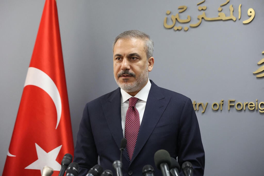 Turkish Foreign Minister Hakan Fidan (Photo: ANWAR AMRO / AFP) הקאן פידאן שר החוץ של טורקיה