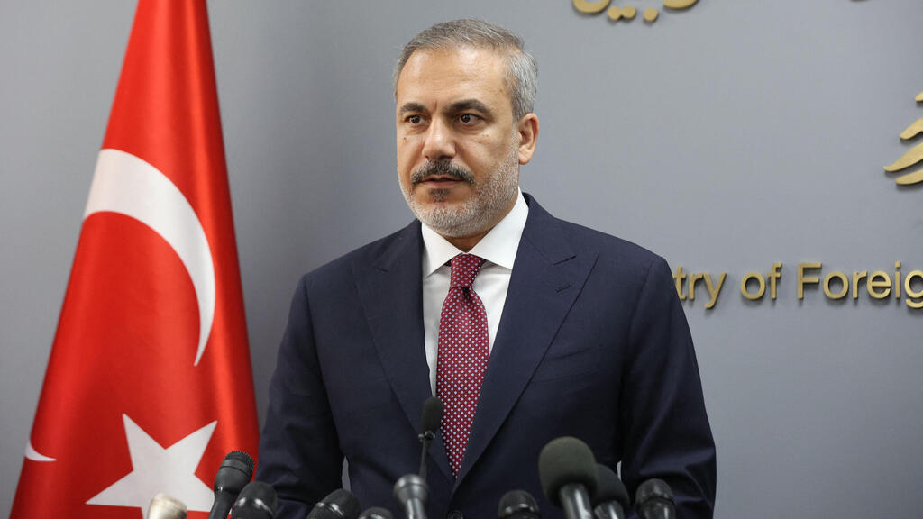 Turkish Foreign Minister Hakan Fidan (Photo: ANWAR AMRO / AFP) הקאן פידאן שר החוץ של טורקיה