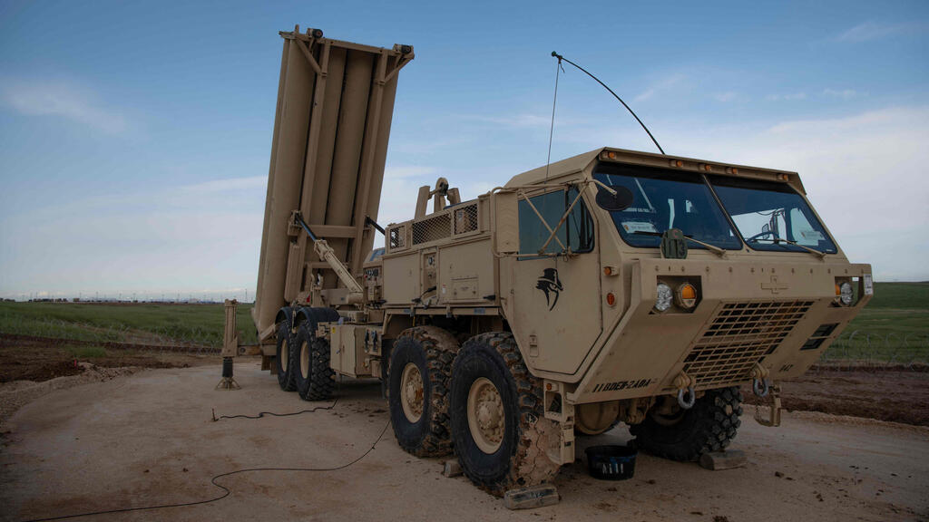 לארה"ב יש שבע בלבד, שתיים במזה"ת. מערכת THAAD, ארכיון (צילום: AFP PHOTO / HANDOUT / DVIDS / US ARMY / Staff Sergeant Cory D. Payne) מערכת THAAD בישראל ארכיון 2019