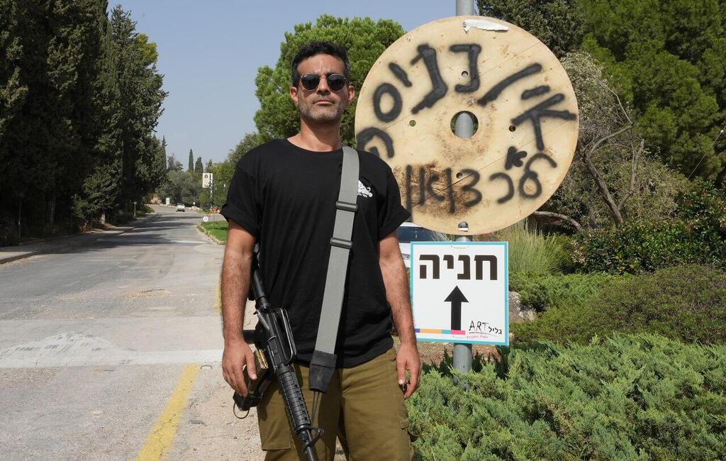 ניסן זאבי מכפר גלעדי קריית שמונה הריקה לאור המתפנים בעקבות המלחמה