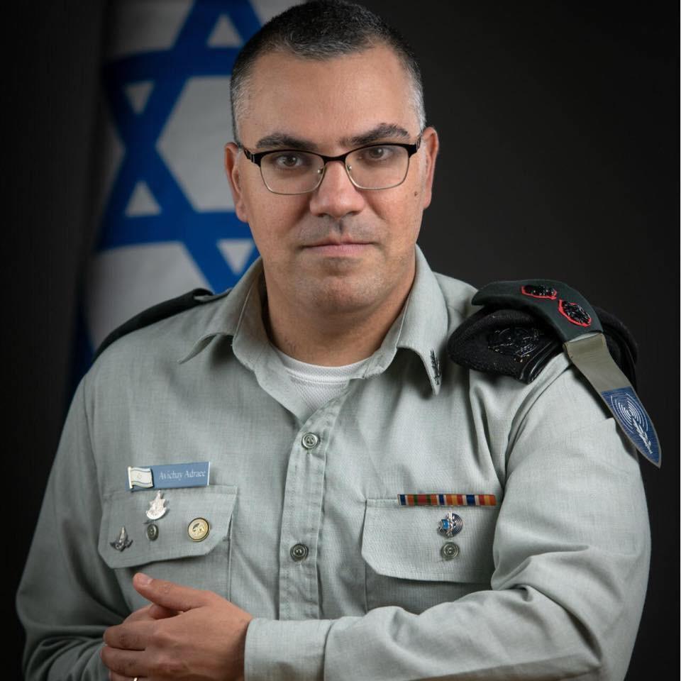 צריך להתחיל לחשוש? אל"מ אביחי אדרעי, דובר צה"ל בערבית (צילום: דובר צה"ל) אביחי אדרעי