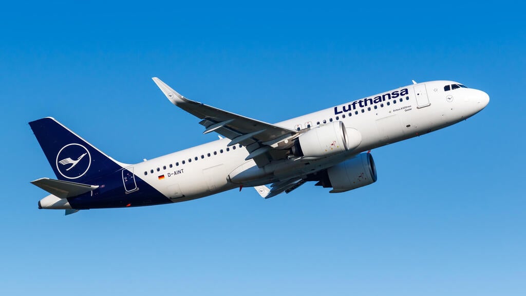 מטוס מדגם איירבוס A320 של לופטהנזה