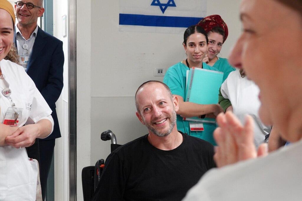אלישע מדן שנפצע אנוש בלחימה בעזה, משתחרר לשיקום (צילום: דוברות שערי צדק) אלישע מדן שנפצע אנוש בלחימה בעזה, משתחרר לשיקום