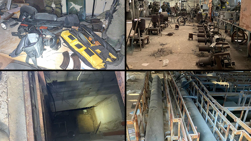 Intelligence base in central Gaza (Photo: IDF) תיעוד: פעילות כוחות צה"ל באל-בורייג'