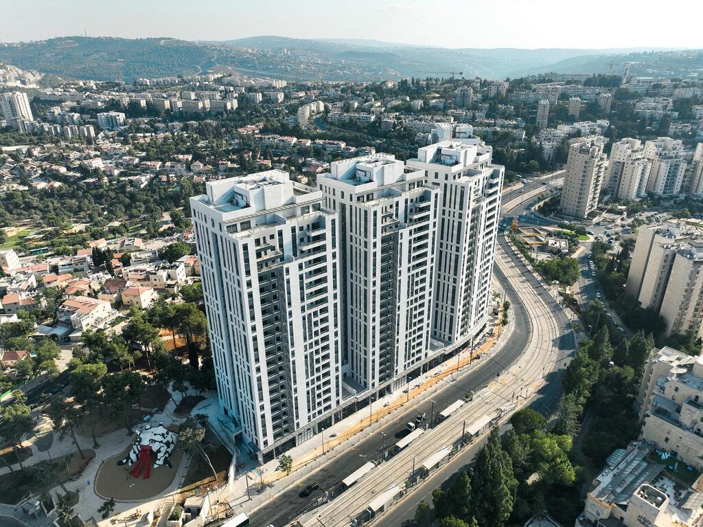 פרויקט השכרה ארוכת טווח בירושלים (צילום: ליאור פתאל) פרויקט השכרה ארוכת טווח של חברת אשטרום בקריית היובל בירושלים