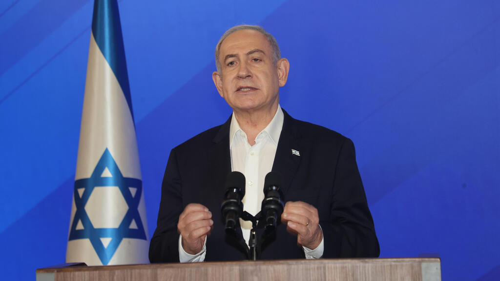 Prime Minister Benjamin Netanyahu (Photo: Yariv Katz) דבריו של בנימין נתניהו ביום ה-104 למלחמה