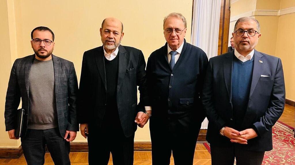 "מחווה לפוטין". משלחת חמאס במוסקבה, ינואר 2024 משלחת של ארגון הטרור חמאס מגיעה להתייעצות במשרד החוץ הרוסי