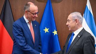 ראש הממשלה בנימין נתניהו נפגש עם יו"ר האופוזיציה של גרמניה וראש סיעת CSU/CDU פרידריך מרץ, במשרד רה"מ בירושלים