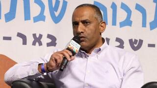 תא"ל דדי שמחי, אב שכול ונציב כבאות והצלה לשעבר, באירוע שבת תרבות בבאר שבע 