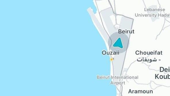 שיבוש GPS במפה שיבוש GPS במפה