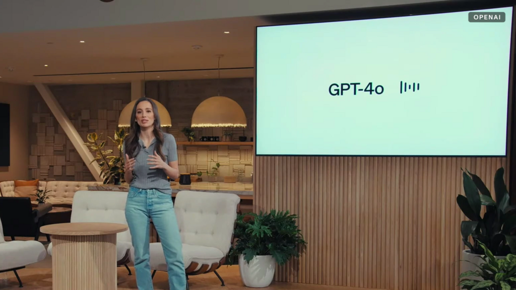 אירוע הכרזת GPT-4o של OpenAI