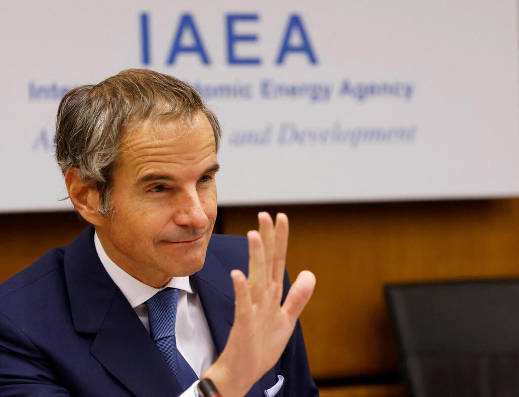 IAEA director general Rafael Grossi (Photo: Leonhard Foeger/Reuters) דיון ב מועצת הנגידים של סבא"א נגד איראן מטה וינה רפאל גרוסי גרעין
