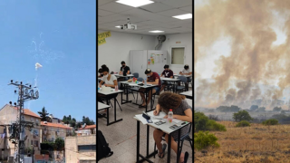 שריפות בקצרין, בחינת בגרות בגן יבנה, תיעוד יירוטים צפת