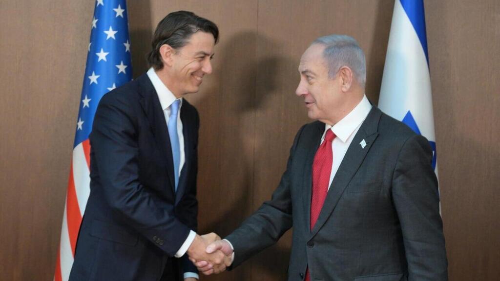 ראש הממשלה בנימין נתניהו  נפגש היום עם השליח המיוחד של נשיא ארה״ב עמוס הוכשטיין