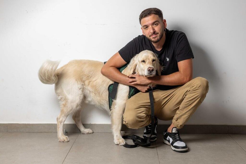 נדב וירש הלום קרב וכלב השירות שלו