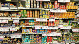 מדפים בסופר