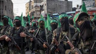 Hamas terrorists in Gaza 