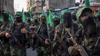 Hamas terrorists in Gaza 