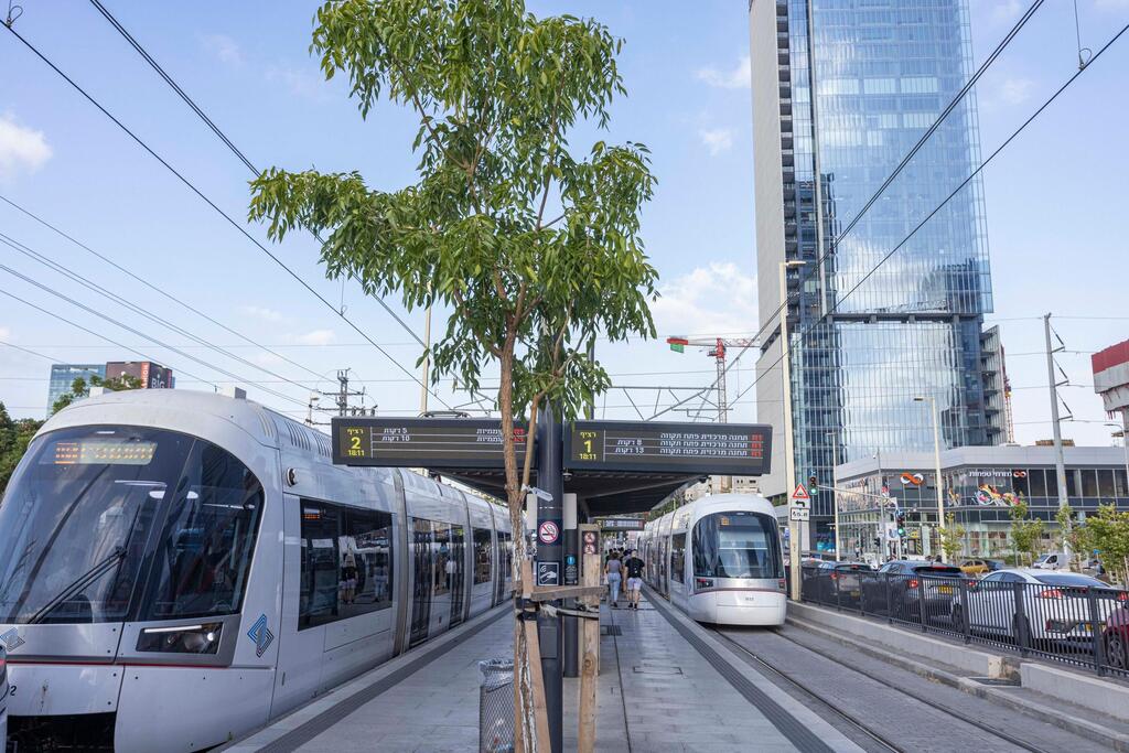 תחנת שחם של הרכבת הקלה (צילום: לנס הפקות) תחנת שחם של הרכבת הקלה